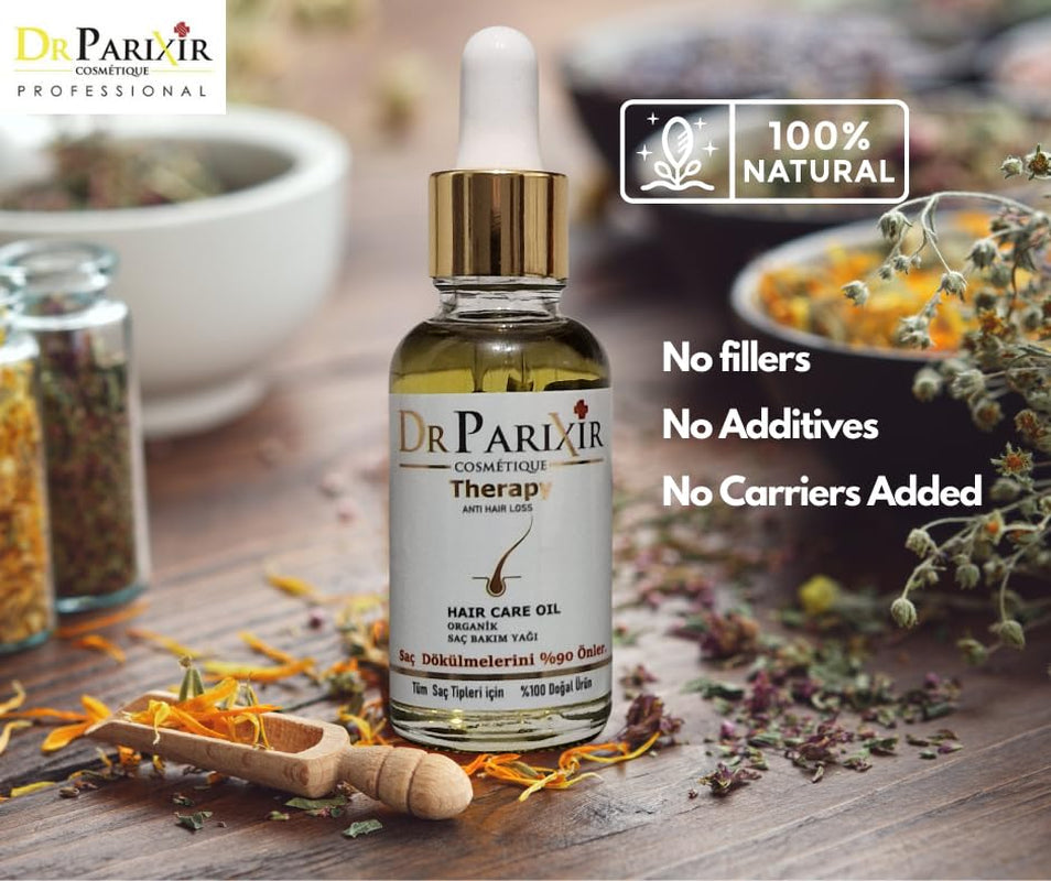 Dr Parixir Anti-Hair Loss Serum - účinný roztok s olivovým olejem a rozmarýnem, 30ml | Snižuje vypadávání vlasů a posiluje vlasové kořínky Naty Shop Hair Care
