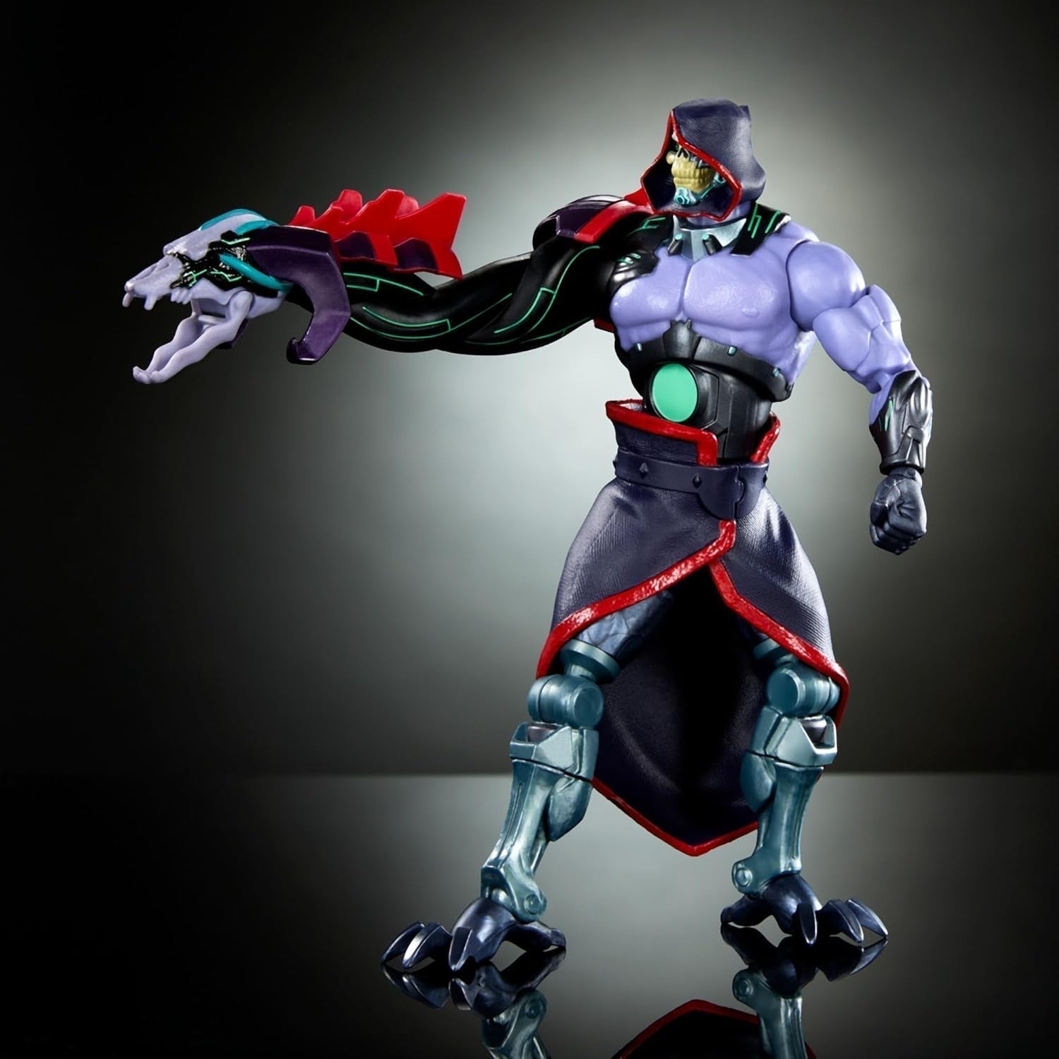 Masters of the Universe: Revolution Masterverse Skeletor akční figurka Sběratelská figurka s 30 body pohybu a pohyblivým robotickým ramenem Motu Toy HYC46 Akční figurky Naty Shop