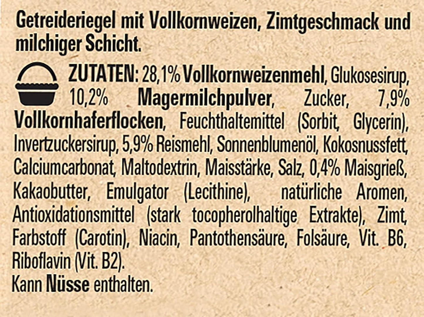 NESTLÉ CINI MINIS Skořicové tyčinky, celozrnná vápenatá křupavá svačina, 8 balení (4 x 25 g každá)