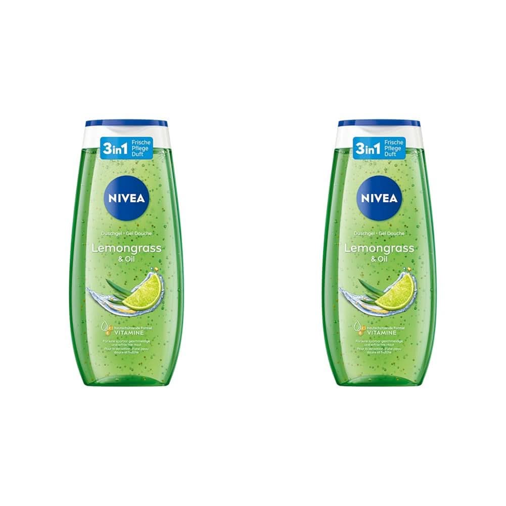 NIVEA Lemon Grass And Oil sprchový gel, 250 ml Sprcha a koupel Naty Shop 2 kusy x 250 ml