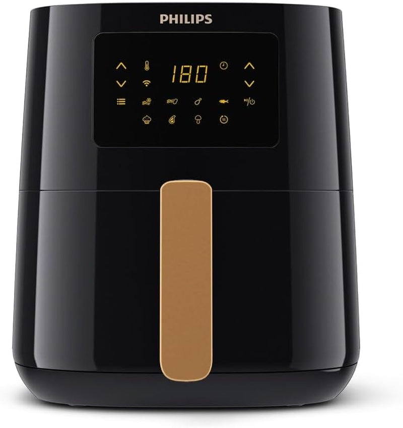 Philips 3000Er Airfryer XL - technologie Rapid Air, smažení až o 90 % méně tuku, kapacita 1,2 kg, 6,2 litrů, dotykový displej Spotřebiče Naty Shop Schwarz Bezdrátové připojení 4,1 l