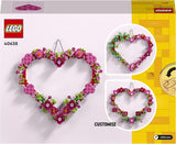 LEGO sada dekorace srdce, stavebnice pro děti, dívky a kluky od 9 let, dekorace do dětského pokoje nebo doplňky na zeď, tip na dárek k Valentýnu, ke Dni matek nebo narozeninám 40638 Stavebnice Beuche den LEGO-Store