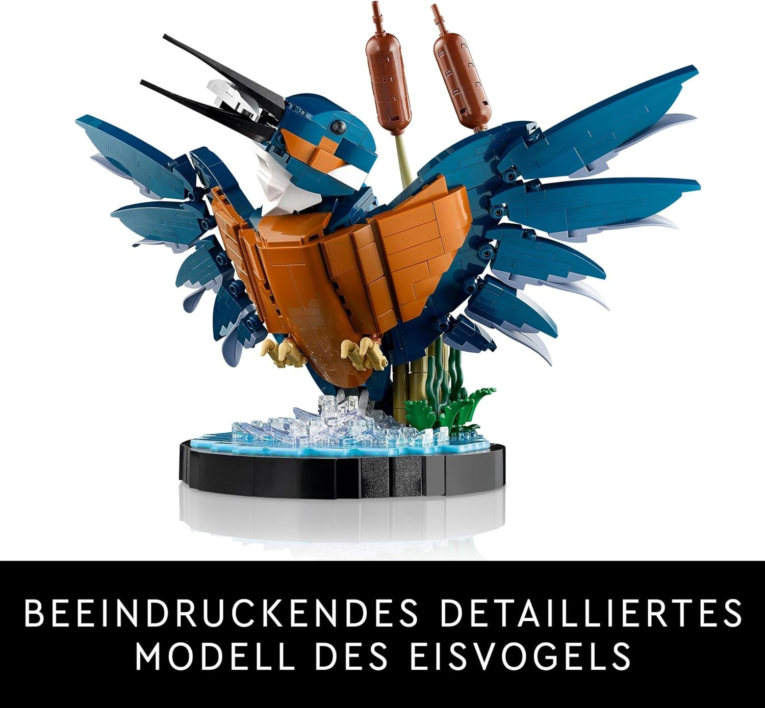 LEGO Icons Stavebnice modelu ledňáčka pro dospělé, figurka ptáka do obývacího pokoje nebo kanceláře, dekorace pro domácnost a kancelář, dárek pro milovníky ptactva a ornitology, ženy a muže 10331 stavebnic Besuche den LEGO-Store