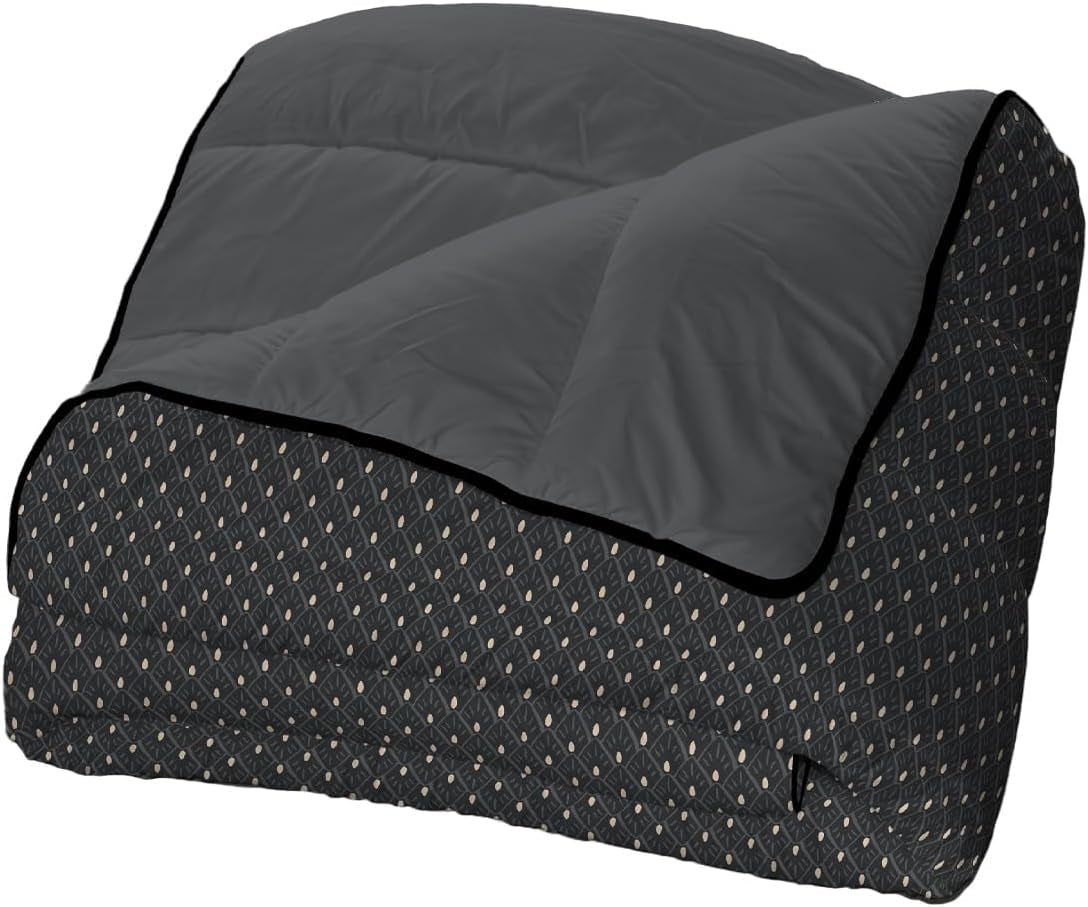 Bleu Câlin Potištěná 1 osoba Hermance přikrývka, polyester, modrá/šedá, 140 X 200 Cm Přikrývky a přikrývky Naty Shop