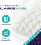 ZenPur ortopedický polštář na krk 40x60-13cm, polštář na hlavu z paměťové pěny - ergonomický polštář na spaní na krk a ramena, certifikace Oeko-TEX