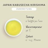 Japonský zelený čaj Kabusecha Kirishima, japonský Kabuse Sencha, prémiový sypaný zelený čaj, bez přidaných příchutí | Wondertea japonský zelený čaj Kabusecha (50 g)