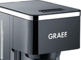 GRAEF. Filtr FK402 Espresso Machine Black, 1,25 l, funkce udržování teploty, časovač, funkce předinfuze, spařovací hlava pro optimální vývoj chuti, snadné použití