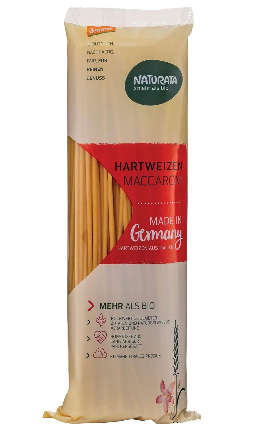 Dlouhé makarony z tvrdé pšenice 500 g - Demeter -