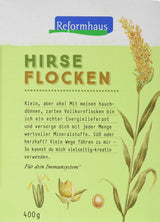 Hirse-Flocken Bio, 6Er balení (6 X 400 G) Cereálie Naty Shop Výchozí název