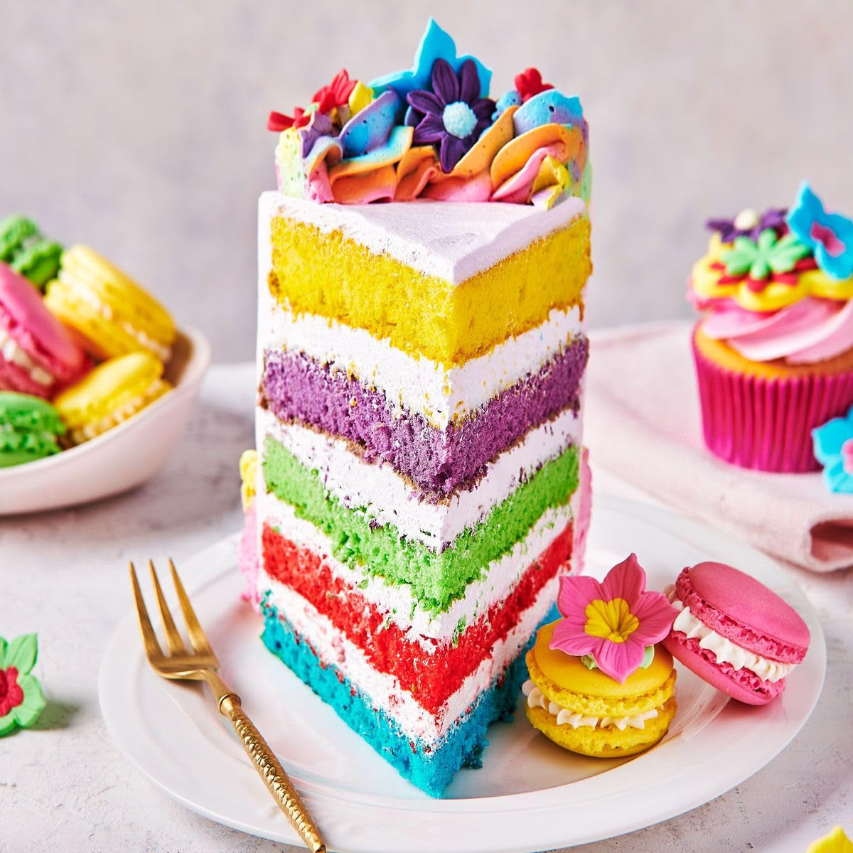 Potravinářské barvivo Funcakes Gel Powder Pink: Vysoce koncentrované potravinářské barvivo na těsto, krém, fondán, marcipán, pečivo, snadné dávkování, jednotlivé kapky pro vytvoření zářivých barev, Halal, 30 g