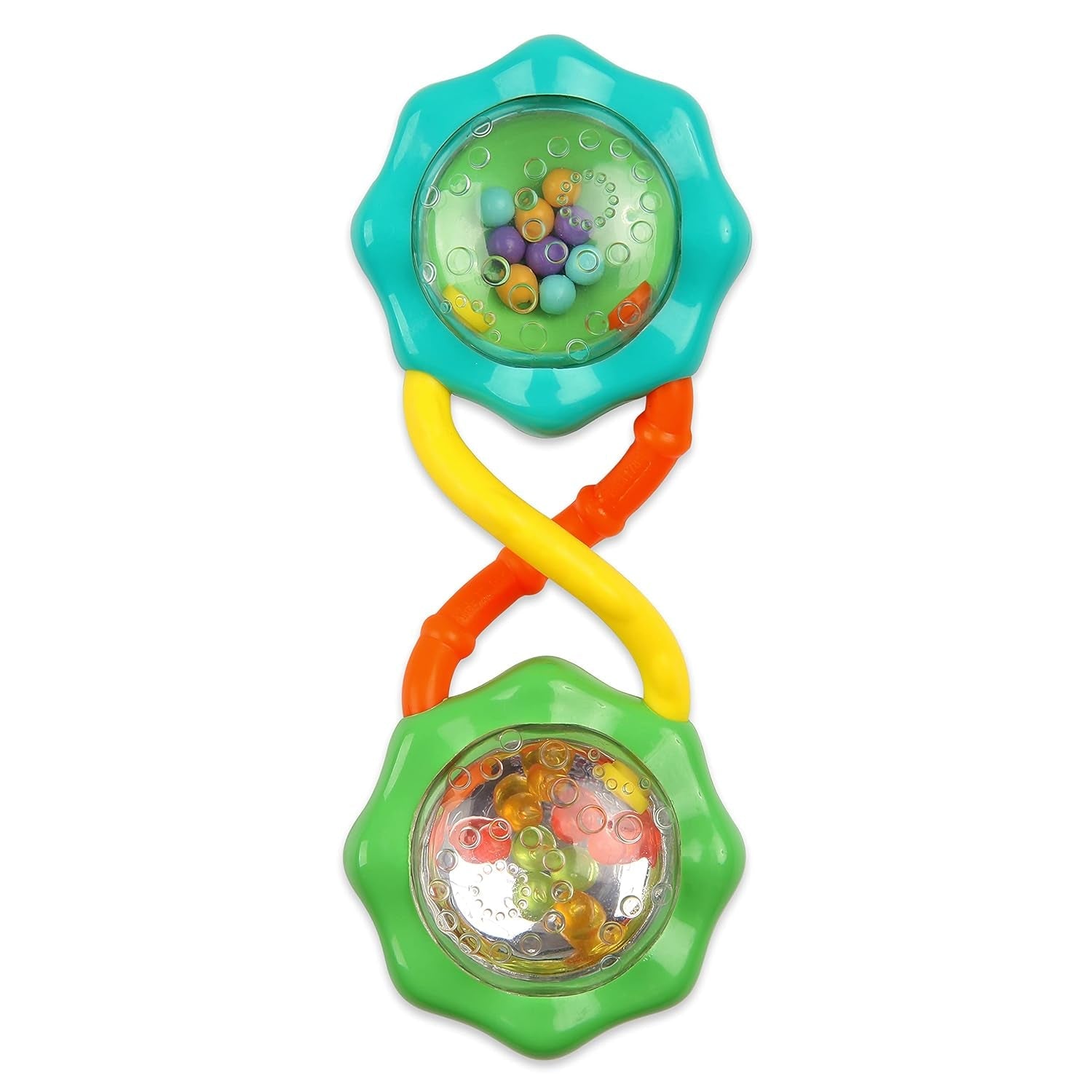 Šestidílná dárková sada Bright Starts Little Shakers - Dětská chrastítka a kousátka BPA Free Easy to Cat Unisex Newborn+