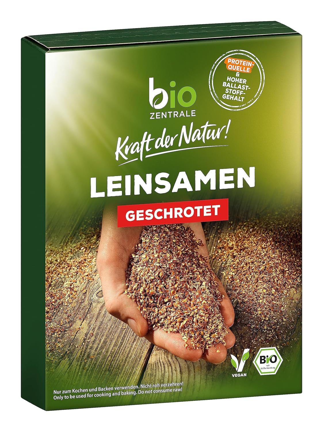 Biocentrální celá lněná semena | 7 x 400 g bio lněných semínek | Ideální do jogurtu, müsli a chleba | Alternativa psyllia, konopných semínek a chia semínek