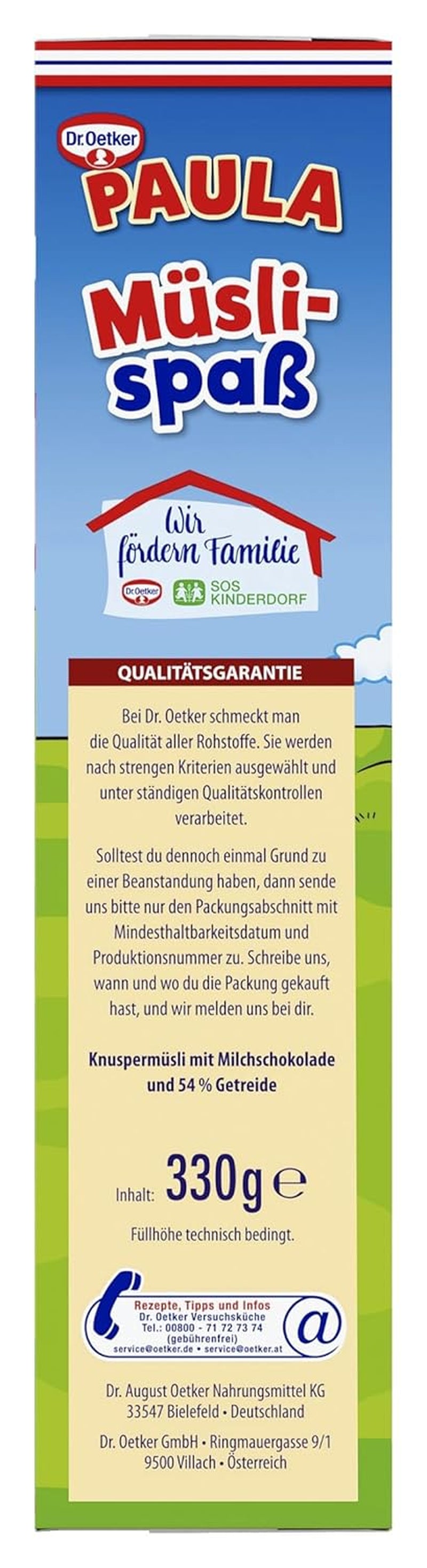 Zábava s müsli Dr. Oetker