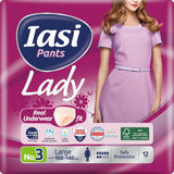 LADY Pants 48 Jednorázové kalhotky pro inkontinenci moči Absorpční Plus velikost S pro ženy 48 ks