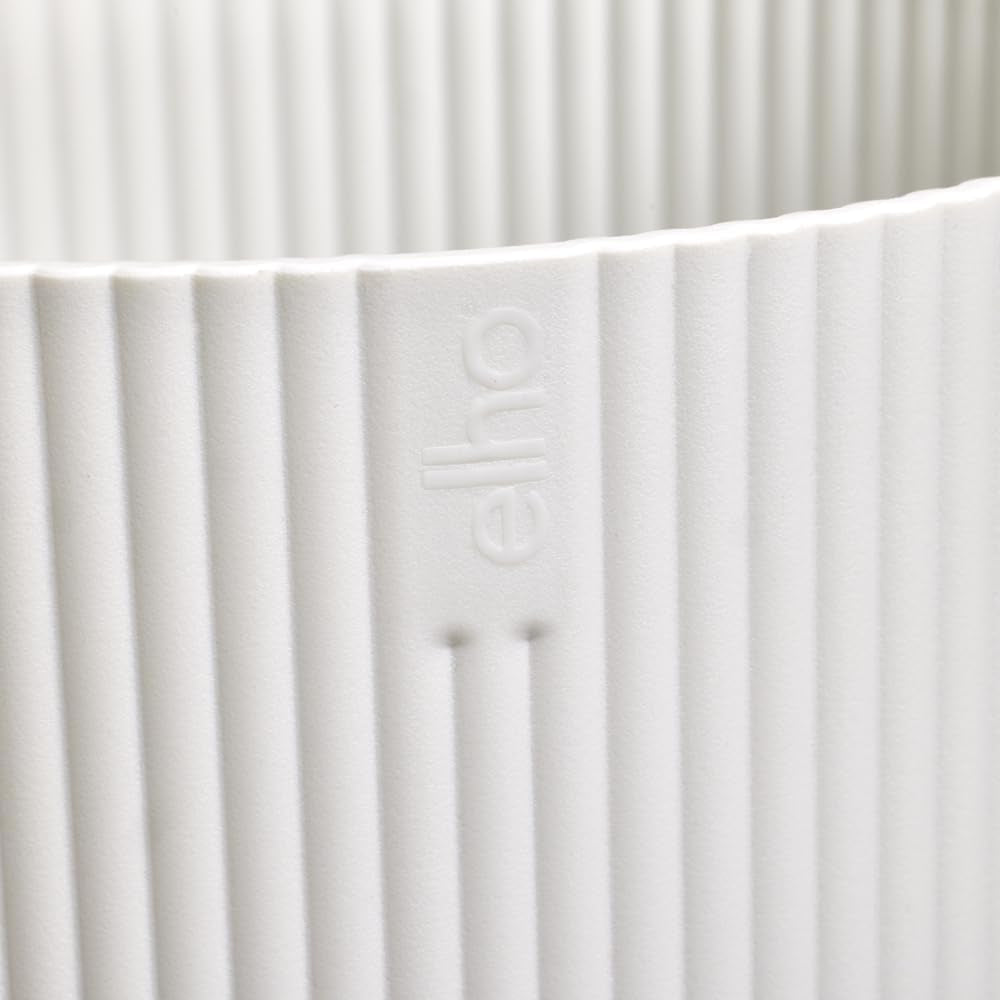 elho Vibes Fold Orchid High 12,5 cm - Vnitřní květináče na orchideje - Vnitřní květináče - 100% recyklovaný plast - Bílá/Hedvábně bílá