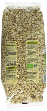 Bio 3-Korn Flocken, 500 G Cereálie Naty Shop