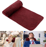 Chaise Lounge Neck Polštář pod hlavu Plyšový nastavitelný polštář Neklouzavá fleecová pohovka Polštář na podporu hlavy na cestování Domácí Chaise Lounge Pohovka Křeslo (černé)
