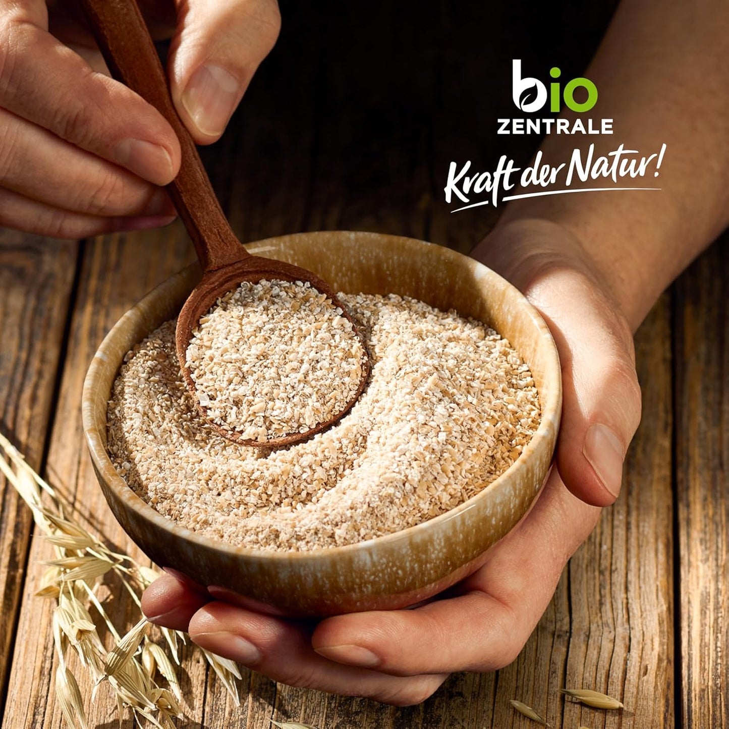 Biocentral bio ovesné otruby 1 kg | Výhodný balíček | Zdroj bílkovin s vysokým obsahem vlákniny | Přirozeně vegan | Ze zemědělství EU | Nízký obsah cukru
