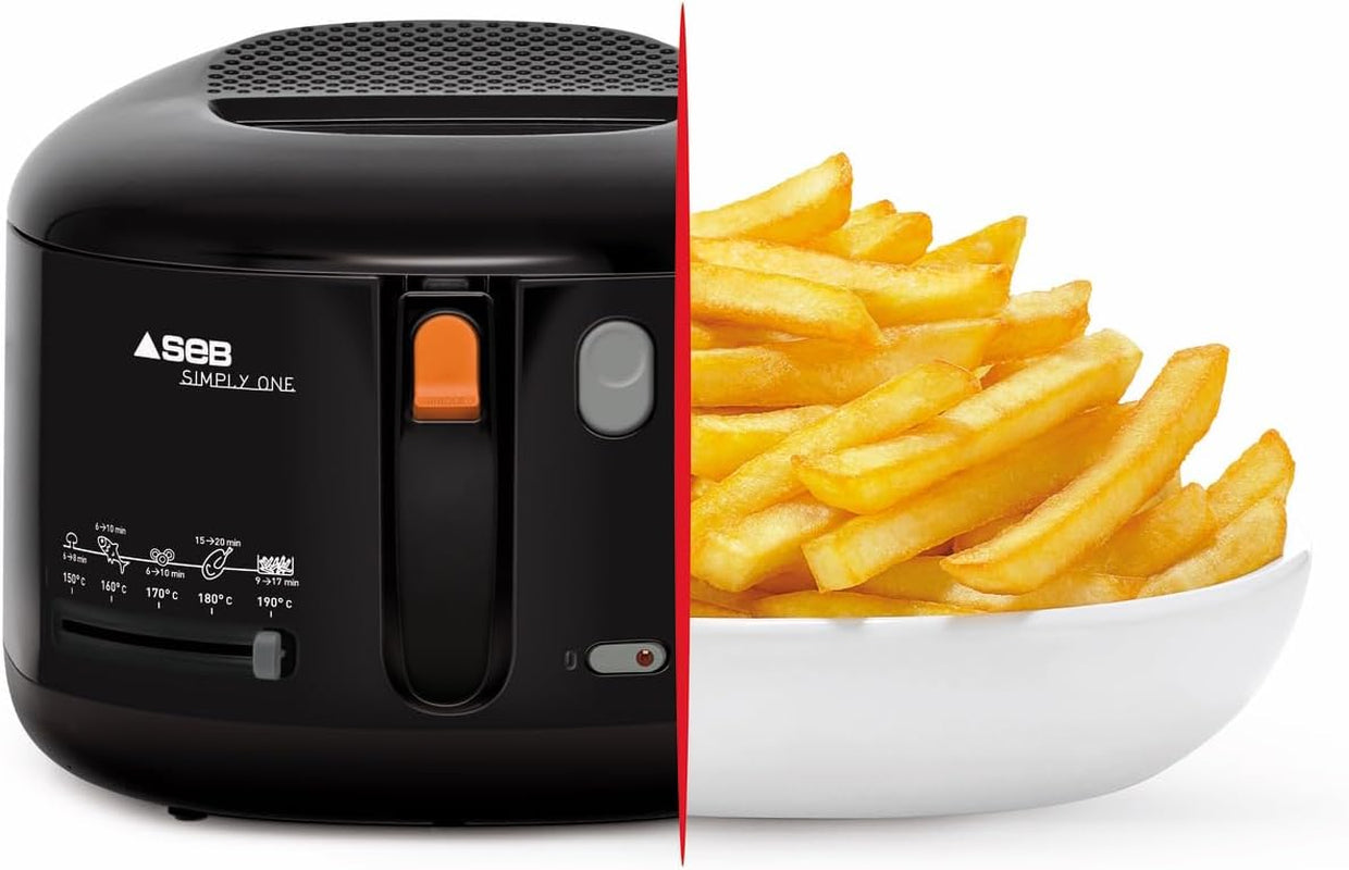 Elektrická fritéza Tefal Simply One, kapacita XL na hranolky do 1,2 kg, exkluzivní nástěnný chladicí systém Spotřebiče Naty Shop