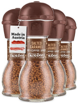 Kávová poleva se slaným karamelem Kotanyi | feiner Caramellgeschmack, 4er Pack (4 x 65 g)