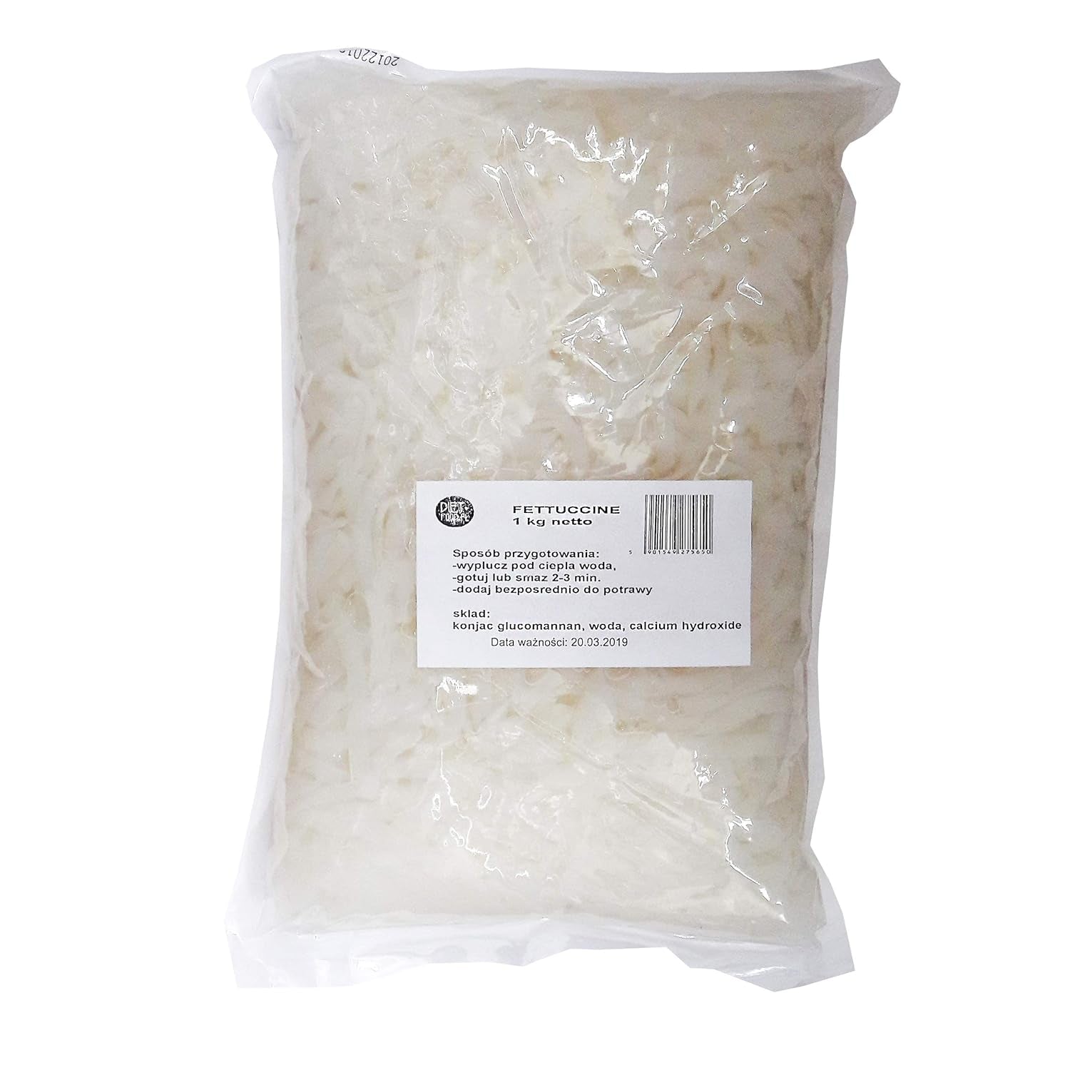 Dietní fettuccine 1000g 1kg Konjac bez cukru a bez lepku