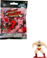 Figurka Jada Toys Street Fighter (1X Mystery Fig in Blind Pack) - Detailní sběratelská figurka Nano (4 cm), 1 ze 13 kovových figurek Street Fighter pro fanoušky a sběratele ve věku 3+, vlna 1 Akční figurky Naty Shop