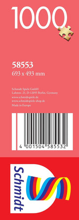 Schmidt Spiele 58553 Chuck Pinson, Shore in the Evening Gold, skládačka 1000 dílků Puzzle Naty Shop