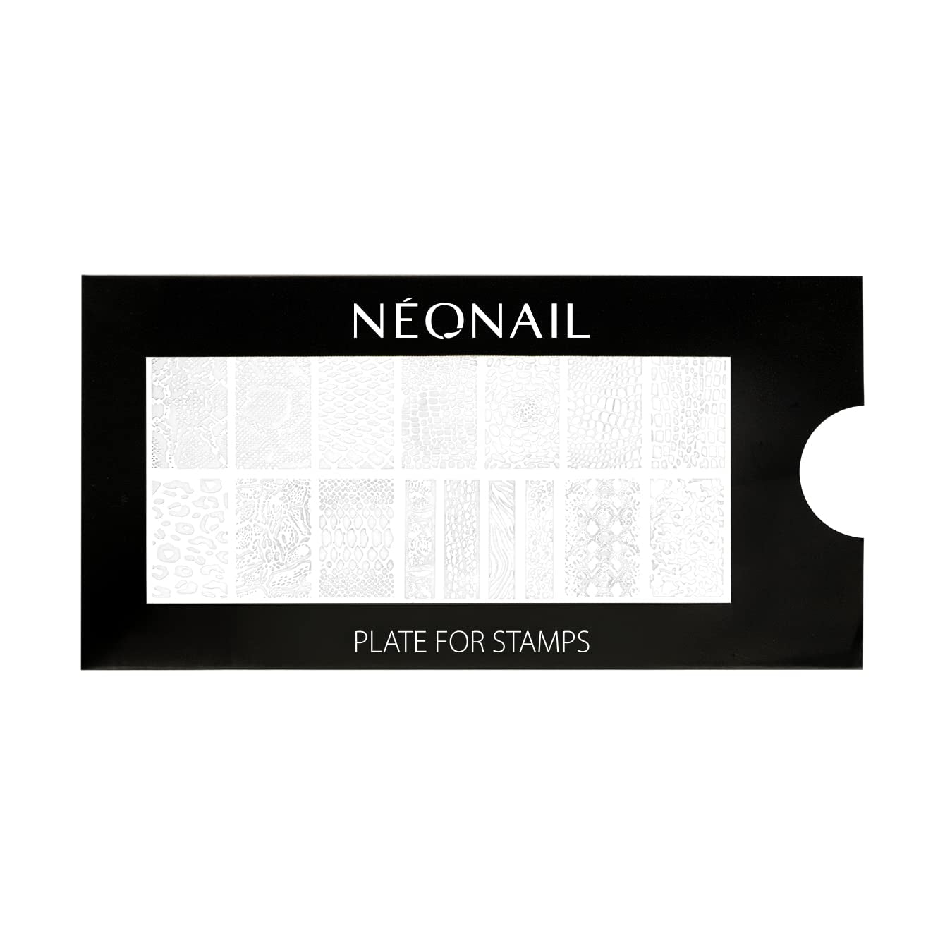 NÉONAIL Nagel Stempel Mit Schaber - Nägel Selber Machen - Razítko na nehty - Nageldesign Für Nagel Schablone - Francouzské nehty Stempel - Silikon Nagelstempel