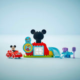 LEGO DUPLO - Disney Mickey's Clubhouse and car - vzdělávací hračka pro předškoláky - stavebnice se 2 minifigurkami, včetně Mickey Mouse a Computer Toodles - tip na dárek pro chlapce a dívky od 2 let 10454 Stavebnice Beuche den LEGO-Store