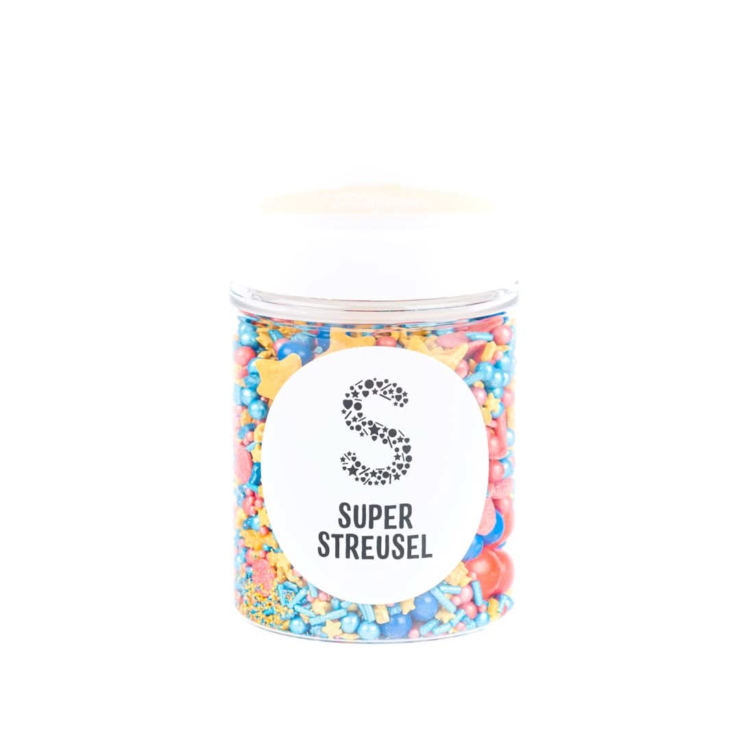 Super Streusel SuperErou, směs posypů, 90 gramů Sprinkles Naty Shop
