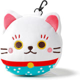 Cestovní polštářek s maskou Relaxeazzz - kočičí talisman Maneki Neko Cestovní polštářky Naty Shop