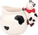 Dekohelden24 kravský keramický úložný box, cca. 12 x 11 x 20,5 cm, 20 boxů na potraviny Naty Shop Jug
