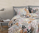MARIMEKKO Queen ložní souprava, bavlněné perkálové povlečení s odpovídajícími povlaky na polštáře, celoroční domácí dekorace (Pieni Letto, vícebarevné, královna postel) Naty Shop Peřiny a přikrývky