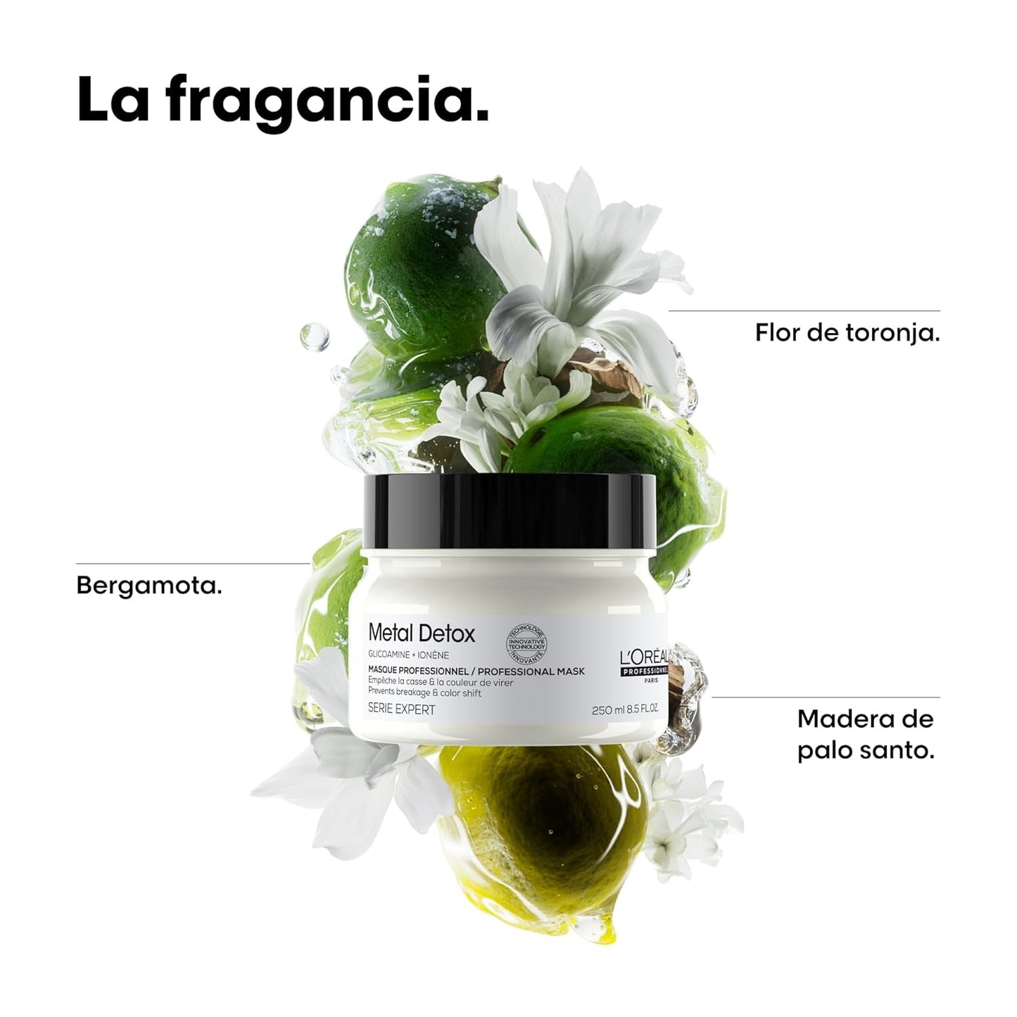 L'Oréal Professionnel Professional Restructuring mask pro všechny typy vlasů, pomáhá opravit poškození a obnovit sílu vlasů, Absolut Repair Molecular, 150 ml Naty Shop Hair Mask
