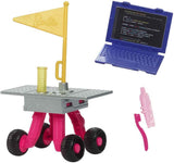Panenka k 65. výročí Barbie a 10 doplňků, sada astronautů panenky bruneta, rover na kolečkách, vesmírná helma s přizpůsobitelným hledím a další, panenky HRG45 Naty Shop