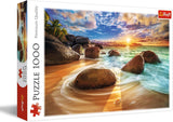 Trefl TR10461 Samudra Beach, Indie 1000dílná skládačka prémiové kvality pro dospělé a děti 12+, barevné puzzle Naty Shop Výchozí název