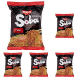 Smažené pšeničné nudle Nissin s příchutí chilli, 111g