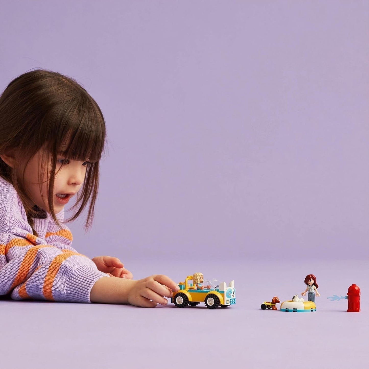 LEGO Friends Mobilní salon pro péči o psy, Hrací souprava pro předstírané zvířátko, Hračka pro děti se 2 figurkami a 2 pejsky pro dívky a chlapce od 4 let, Sada pro úpravu psů 42635 Stavebnice Beuche den LEGO-Store