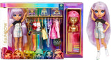 Rainbow High 571049 Fashion Studio - Exkluzivní panenka s oblečením, doplňky a 2 lesklými parukami - Vytvořte více než 300 outfitů!