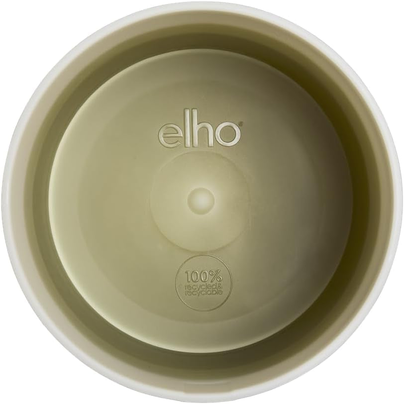 Kulatý hrnec elho Color Gradient 16cm - pro vnitřní použití - 100% recyklovaný plast - Ø 15,9 x H 14,7 - Zelená/Bambusová zelená