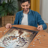 Ravensburger Puzzle 12000459 - The Magic Deer - 1000dílné puzzle pro dospělé a děti od 14 let, puzzle s jelenem Puzzle Naty Shop