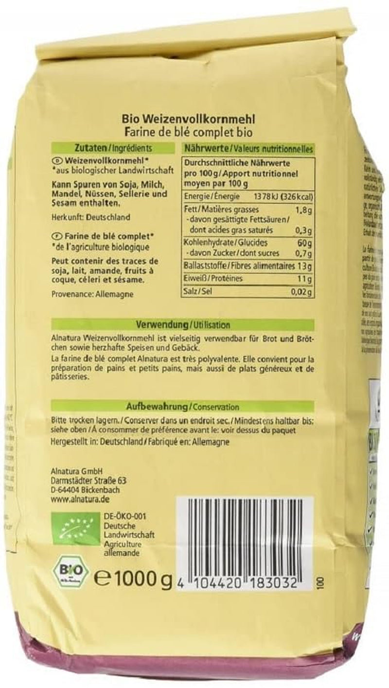 BIO celozrnná mouka, 1 kg