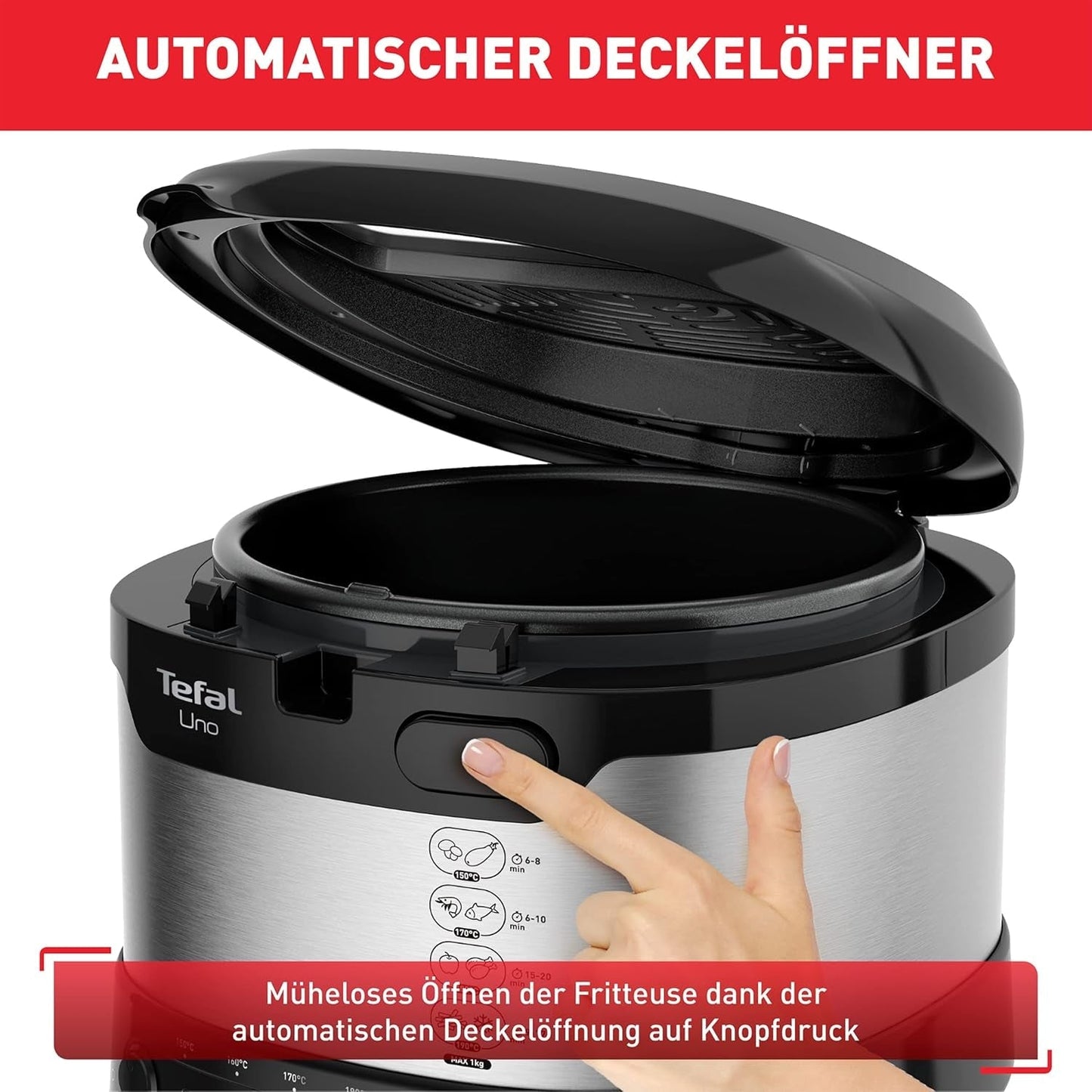 Fritéza Tefal Uno M FF215D, 1470 Wattů, kapacita: 1 kg Naty Shop Appliances