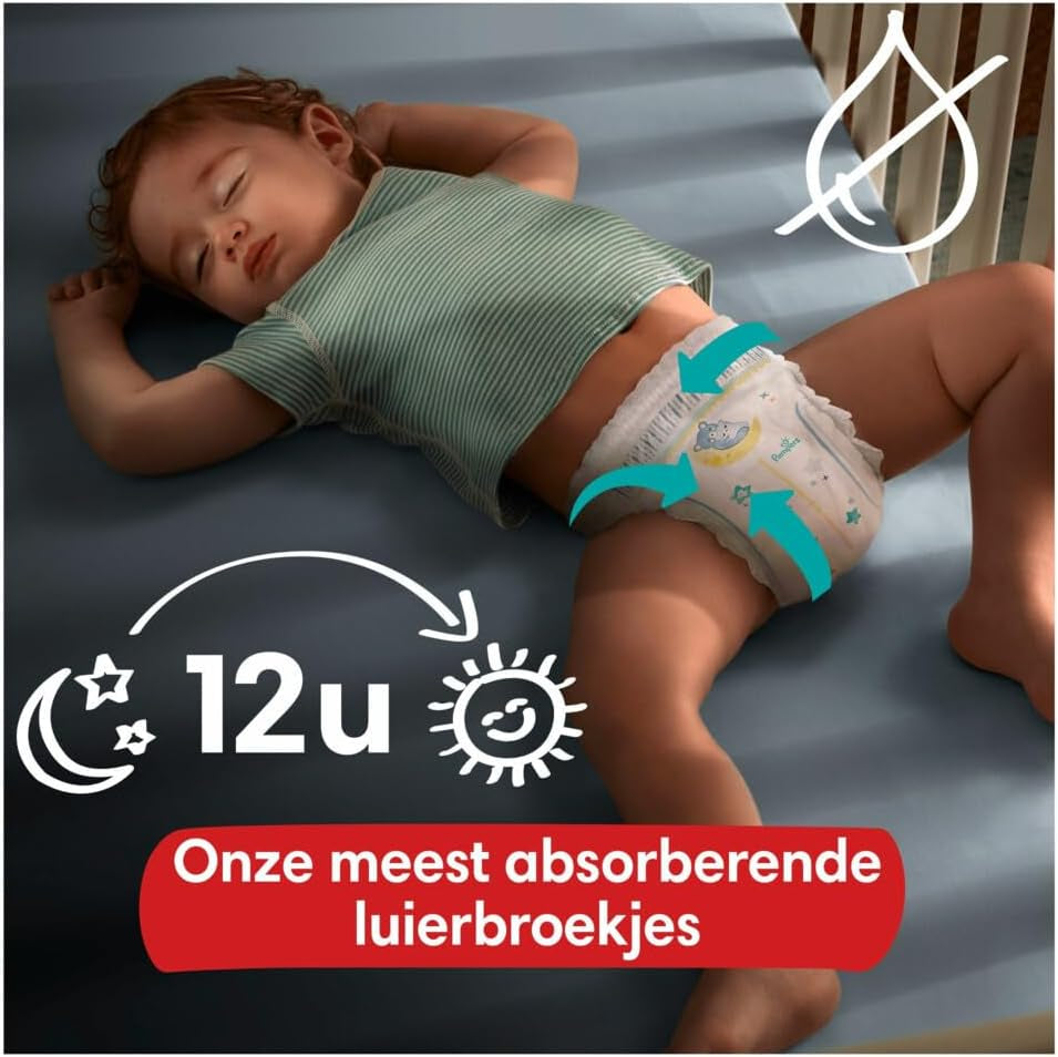 Pampers - Neklouzavé dětské noční košile - Velikost 6 - Malé balení - 30 kusů - 15+ kg