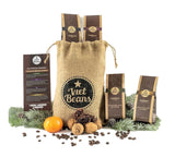 Kaffee Geschenk für Kaffeeliebhaber - Kaffeesack Juta - Vier Sorten exotischer Kaffee im Jutesack - Weihnachten Geschenkidee - Geschenk für Kaffeetrinker - Ganze Bohne