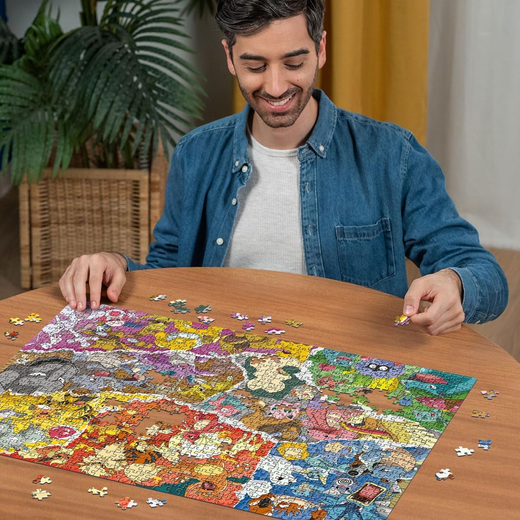 Ravensburger Puzzle 12000832 - Pokémon Adventure - 1000dílné puzzle Pokémon pro dospělé a děti od 14 let Puzzle Naty Shop