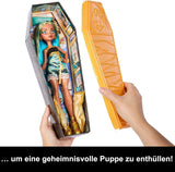 Panenky a doplňky Monster High Buried Secrets, Cozy Creepover Theme s Mystery panenkou a 5 překvapeními při rozbalení (čísla se mohou lišit), HYV64