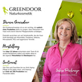 GREENDOOR tělový peeling, vegan, citronová vůně, 280 g Kosmetika a kosmetika Naty Shop