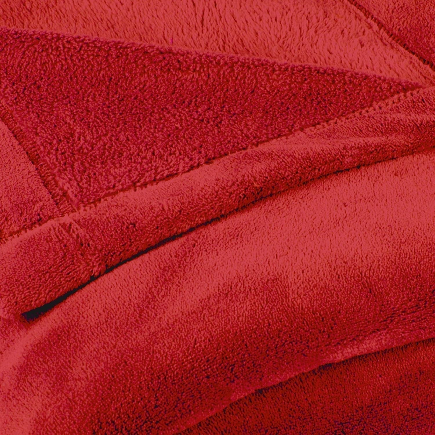 Nadýchaná přikrývka Celinatex XXL 220 X 240 Cm červená pohovka přikrývka hřejivá přikrývka měkké mikrovlákno Fleece Oeko-Tex Montreal Postele a přikrývky Besuche den CelinaTex-Store