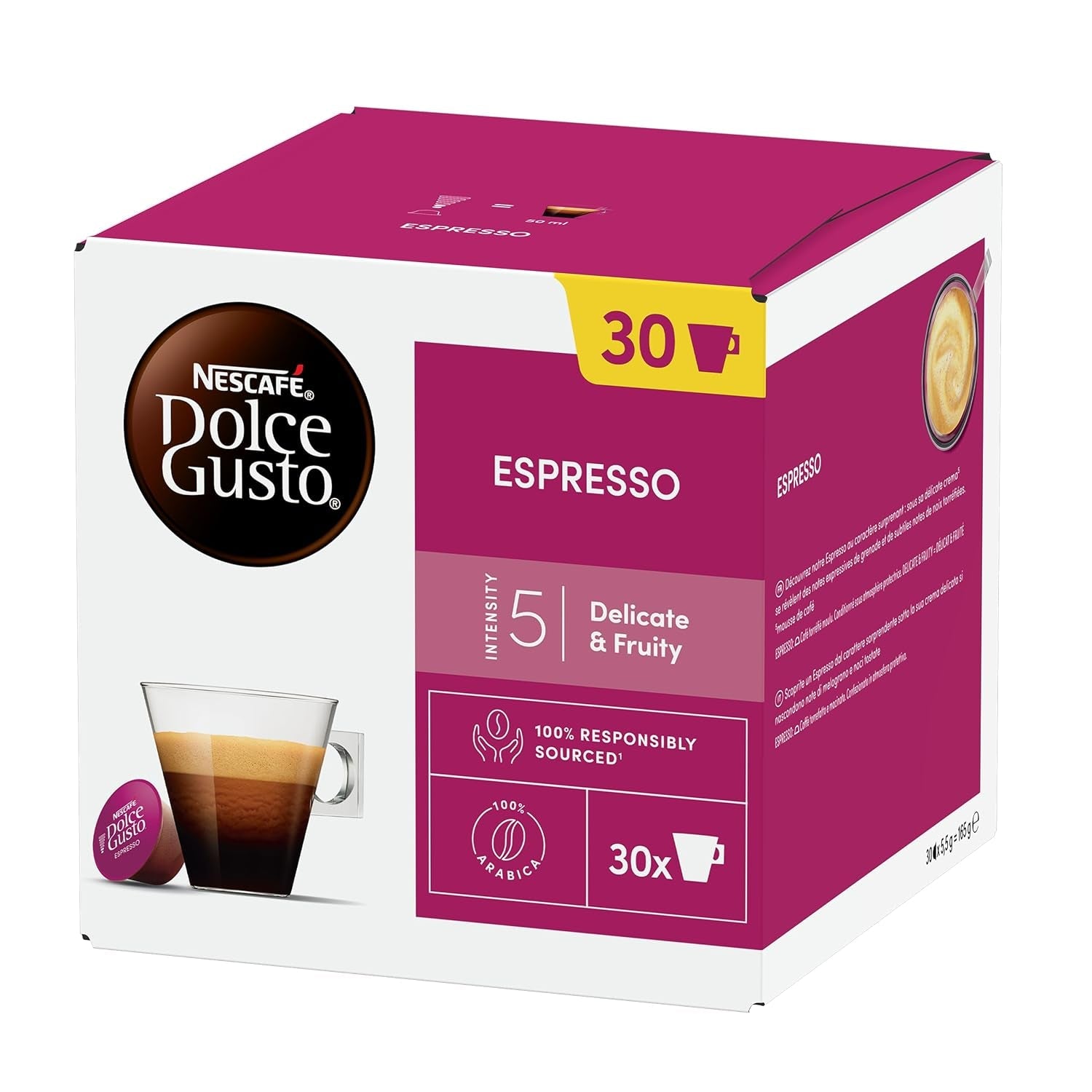 Vifycim Gusto Espresso – Café – 90 kapslí (3 Boîte XL x 30 kusů)